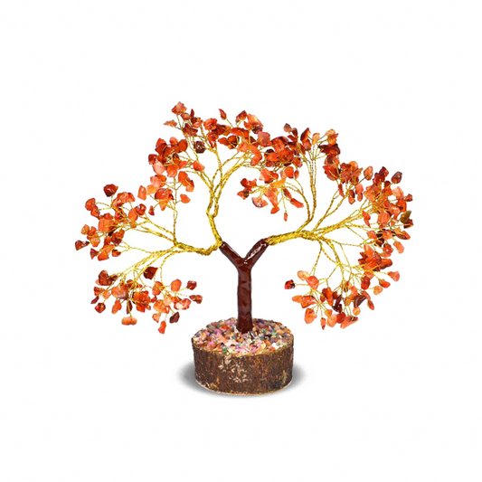 CARNELIAN NATURAL CHIPS 300 BEADS TREE